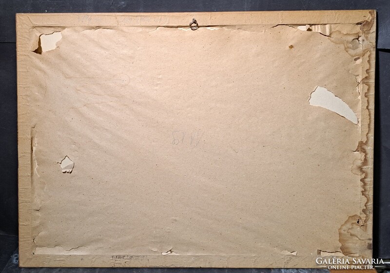 KONDÉ LÁSZLÓ GRAFIKA, RITKA! - győri festő, 1990-es évek - "West Ryde" Sydney, Ausztrália - modern