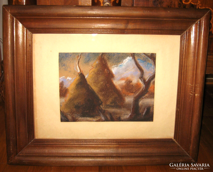 NAGYBÁNYAI SZÉNABOGLYÁK GARANTÁLTAN EREDETI CSODASZÉP SZTELEK NORBERT / 1884-1956 / KÉP