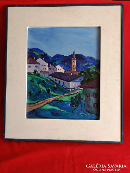 Izgalmas Cezanne  modoràban festett tàjkèp!