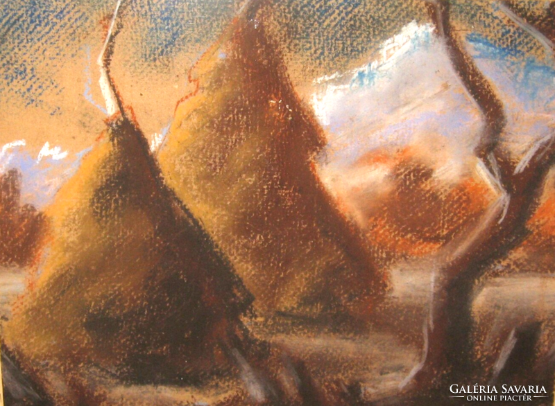 NAGYBÁNYAI SZÉNABOGLYÁK GARANTÁLTAN EREDETI CSODASZÉP SZTELEK NORBERT / 1884-1956 / KÉP