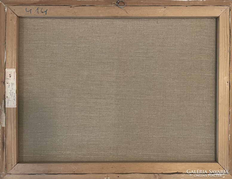 Tamás Ervin (1922-1996) 65x85 cm EREDETI olajfestménye