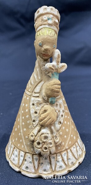 Kovács Margit - "Menyasszony" kerámia 15 cm