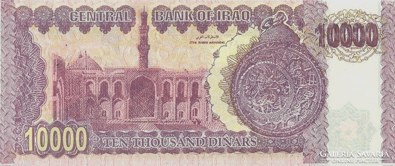 Irak 10000 dinár 2002 UNC