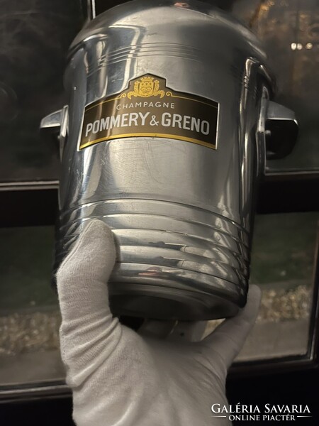 Champagne Pommery & Greno Art Deco pezsgőhűtő jégveder