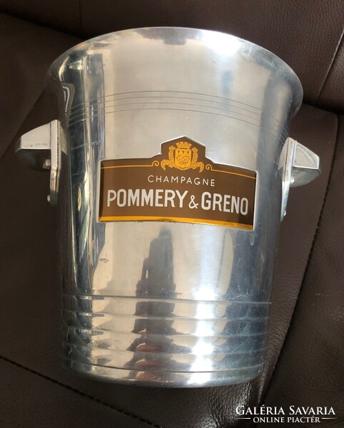 Champagne Pommery & Greno Art Deco pezsgőhűtő jégveder