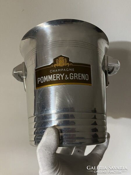 Champagne Pommery & Greno Art Deco pezsgőhűtő jégveder