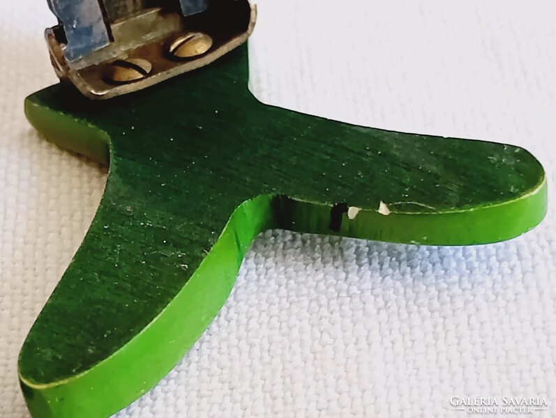 Ruhacsipesz 02 - Celluloid korai műanyag art deco 1930-as évek 2db ruhacsat egyben klipsz