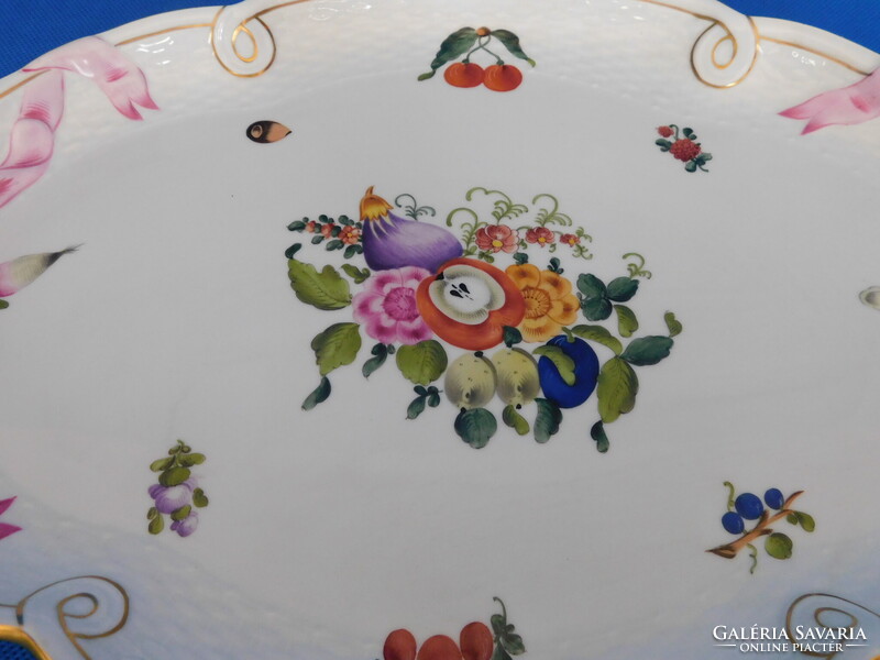 Herendi Gyümölcs nintás szalag tál