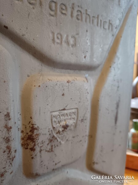 Wehrmacht üzemanyag kanna 20 literes 1943, katonai marmon kanna