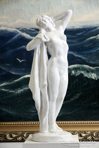 Kisfaludi Strobl Zsigmond (1884-1975) Női Akt 49cm | Kisfaludy Szobor