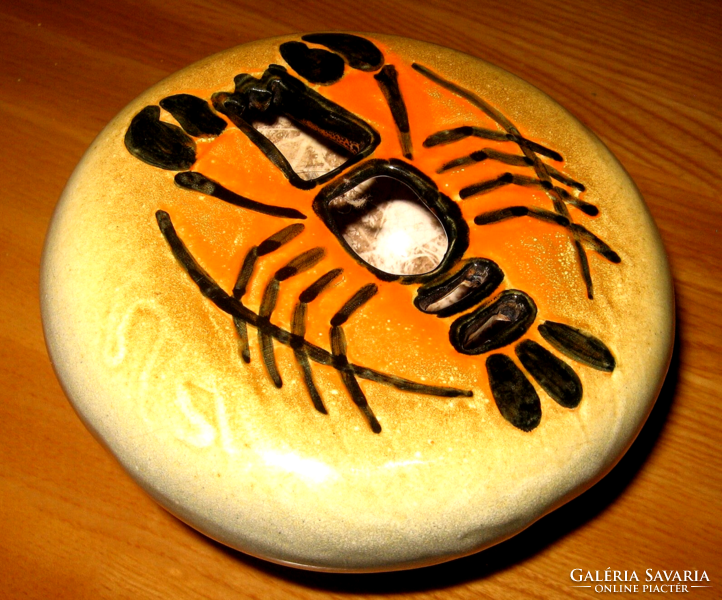 RITKA CSODÁS GORKA GÉZA RÁKOS VIRÁGTARTÓ ASZTALKÖZÉP