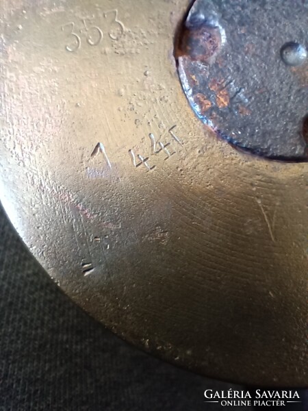 Régi Réz Töltényhüvely Hadifogoly Váza Háborús Emlék ágyúhüvely váza