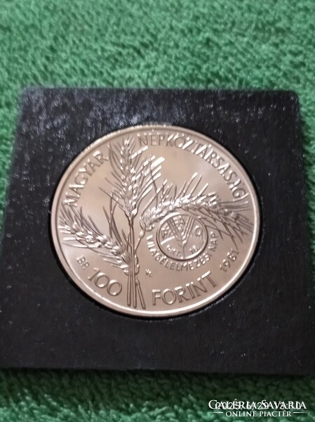 1981 FAO 100 FORINTOS BANKI CSOMAGOLÁSBAN