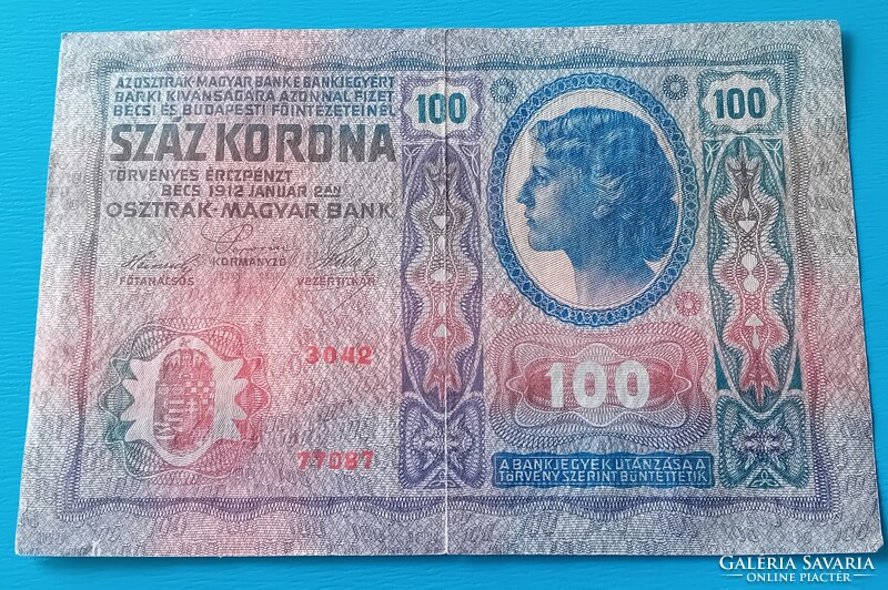 100 Korona 1912 évi
