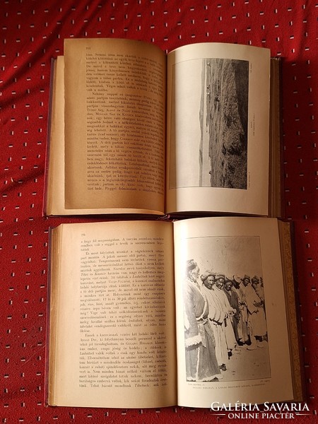 ELSŐ KIADÁS! képes fedelű MFTK 1906 VII-VIII.-SVEN HEDIN:ÁZSIA SZIVÉBEN I.II. --GYŰJTŐI!