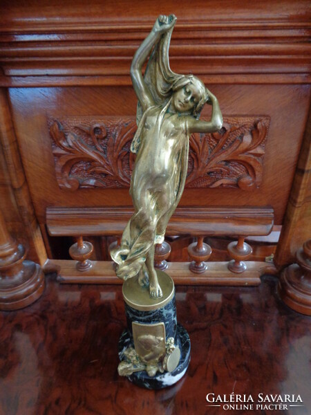 Osztrák, bronzfigura Carl Kauba (Austrian / 1865-1922):
