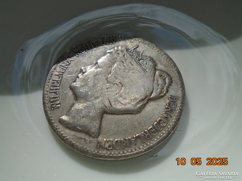 1898   2 1/2 Gulden Wilhelmina 945/1000 ezüst holland pénzérme
