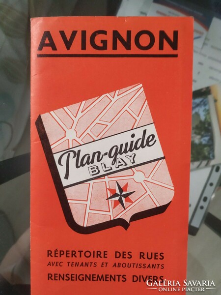 Avignon térkép 1960 körül