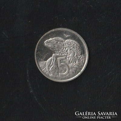 5 cent New Zeeland kupronikkel