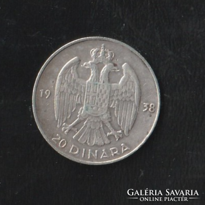 20 Dinar 1938