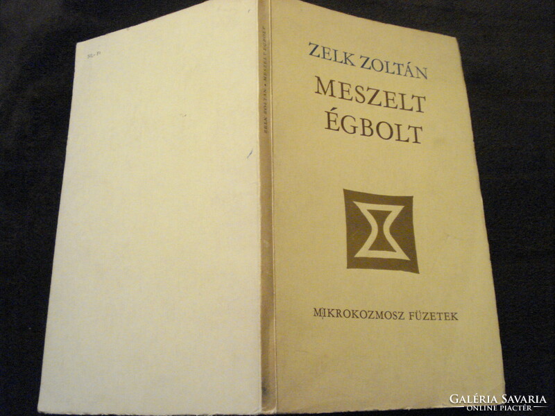 Gross Arnold grafikájával és saját kezű aláírásával Zelk Zoltán Meszelt égbolt versek