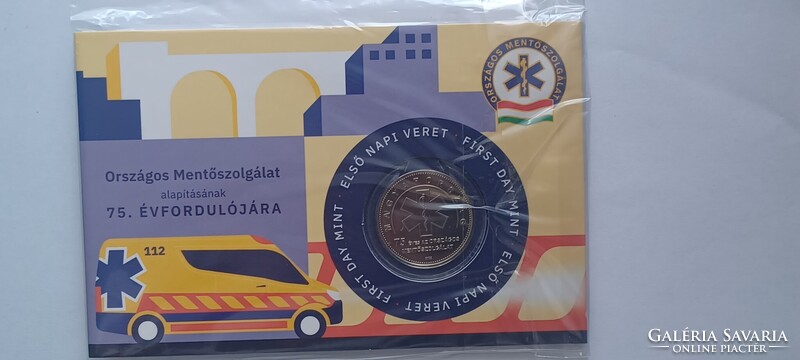 2023 - Országos Mentőszolgálat 50 Ft - Sorszámozott (03035) Első napi veret, díszcsomagolásban