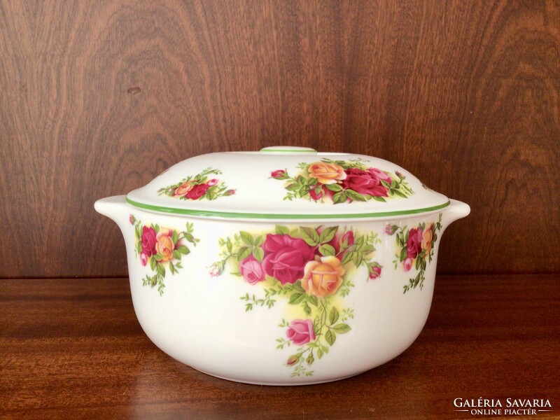 Royal Albert Country Bakeware 1,5 L porcelán fedeles tál