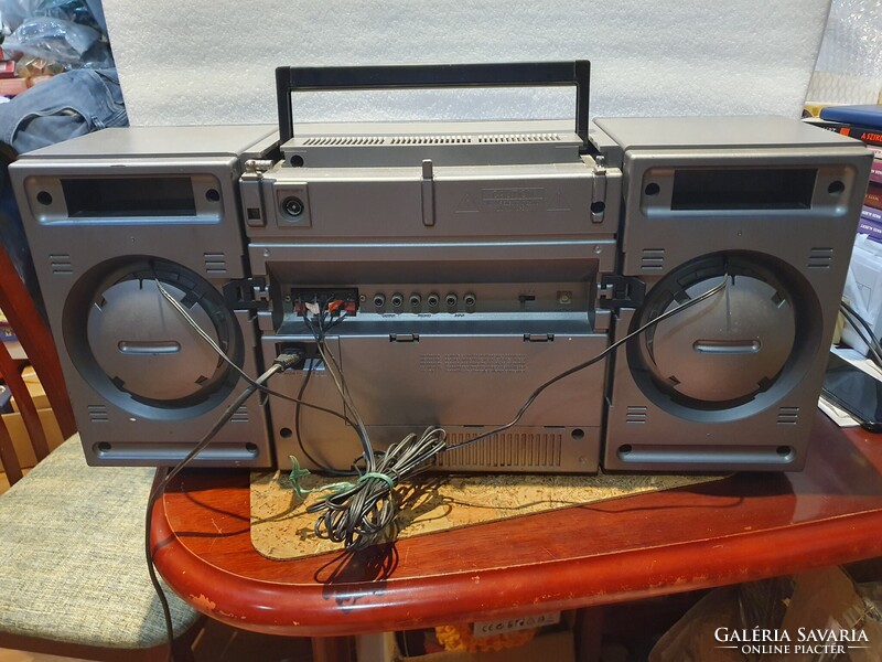 Retro Philips D8678/00 rádiósmagnó kazetta boombox sétálómagnó hi-fi 19