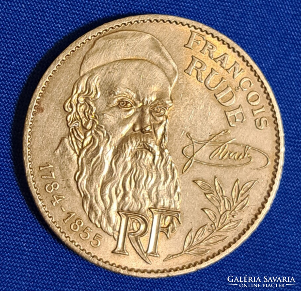 200. Évforduló - François Rude születése, 10 frank, 1984. Franciaország   (165)