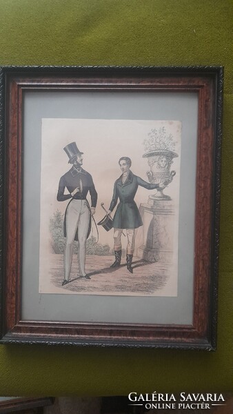 1860 ban készült divatkép