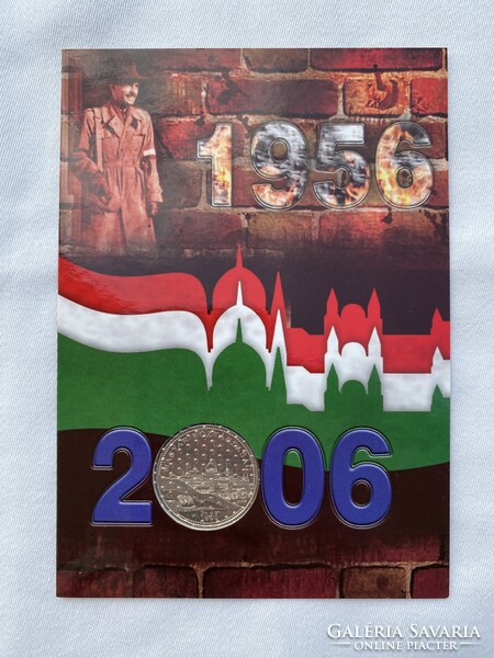 Az 1956-os magyar forradalom 50. évfordulója bliszter 1956-os UNC 50 Forintossal