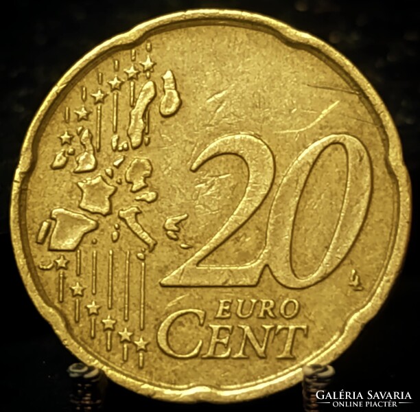 Olaszország 20 euro cent, 2002 A09E1