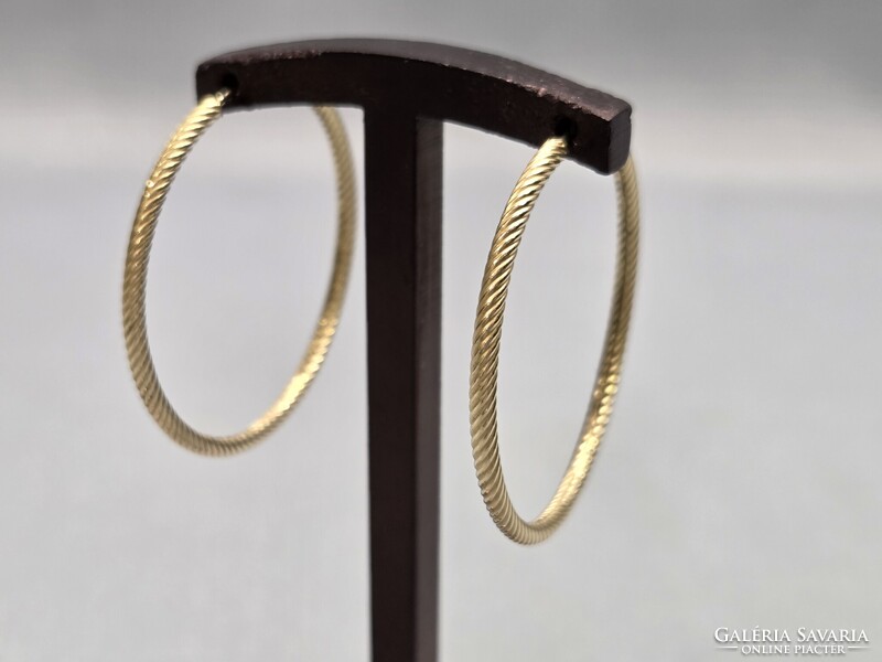 14 K arany karika fülbevaló 1,58 g