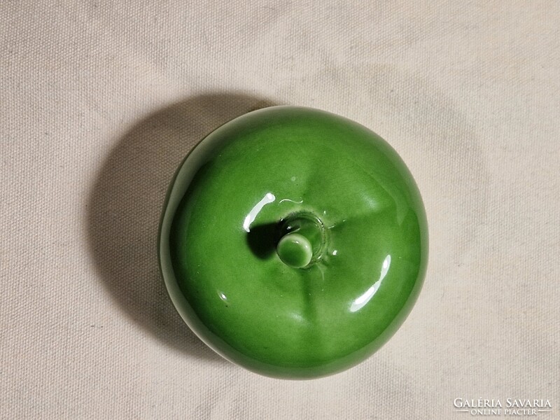 Mázas kerámia alma figura hibátlan állapotban 9 cm. magas