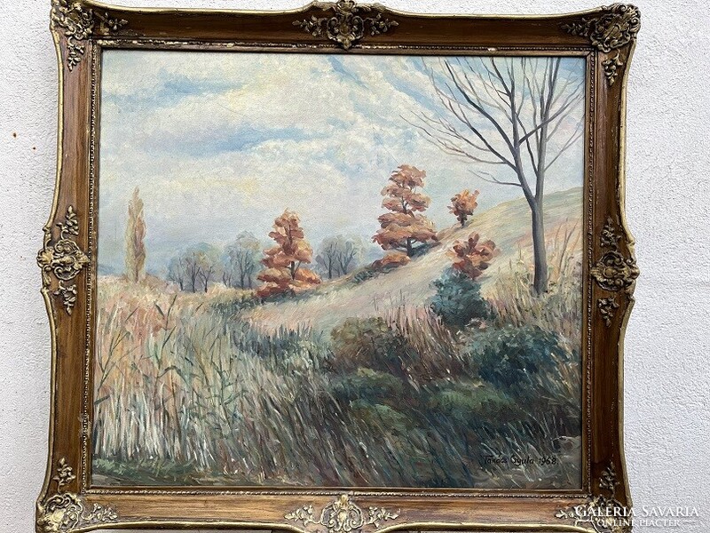 Autumn Landscape (Takács Gyula, 1968)