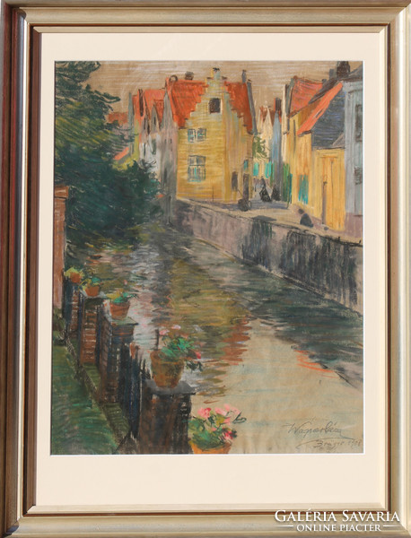 Wágner Géza: Brügge, 1908