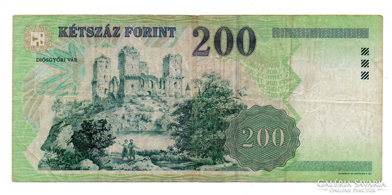 200 Forint Bankjegy 2005 FD F