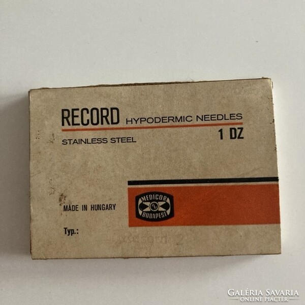 Orvosi eszköz - Medicor injekciós, 12db-os tű készlet eredeti papírkarton dobozában