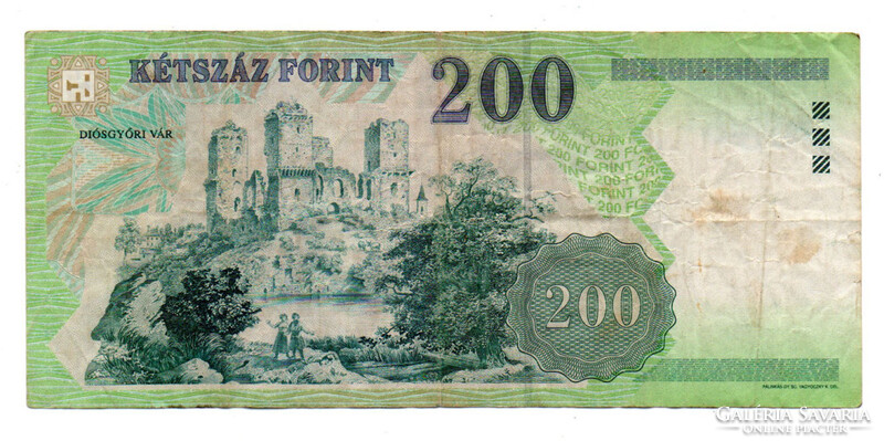 200 Forint Bankjegy 2002 FC F