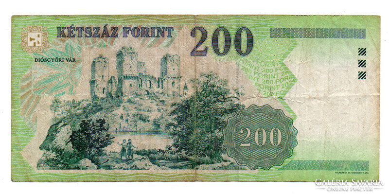200 Forint Bankjegy 2007 FB F