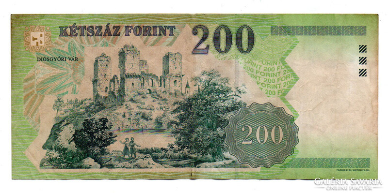 200 Forint Bankjegy 2003 FB F