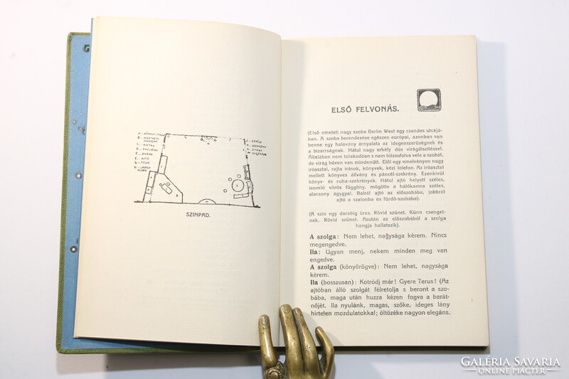 1910 Nyugat könyvei szecessziós Falus Elek kötés Lengyel Menyhért Taifun Első kiadás !!