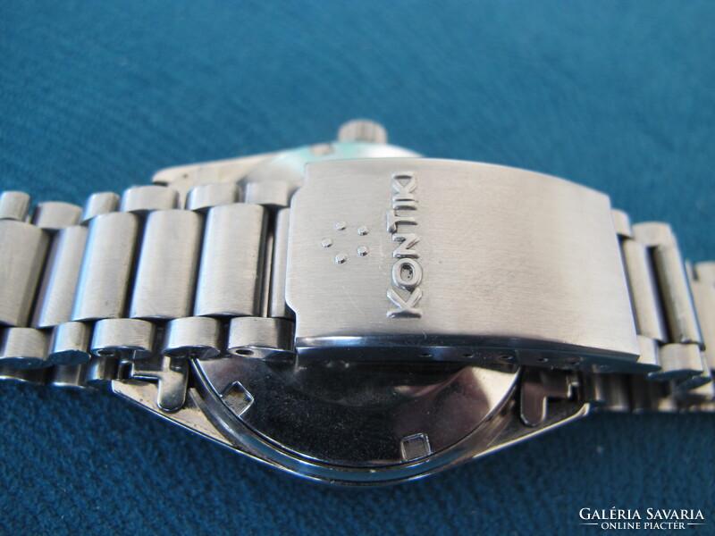 ETERNA KONTIKI KORONAZÁRAS ACÉL KVARCÓRA ROLEX DATEJUST FAZON