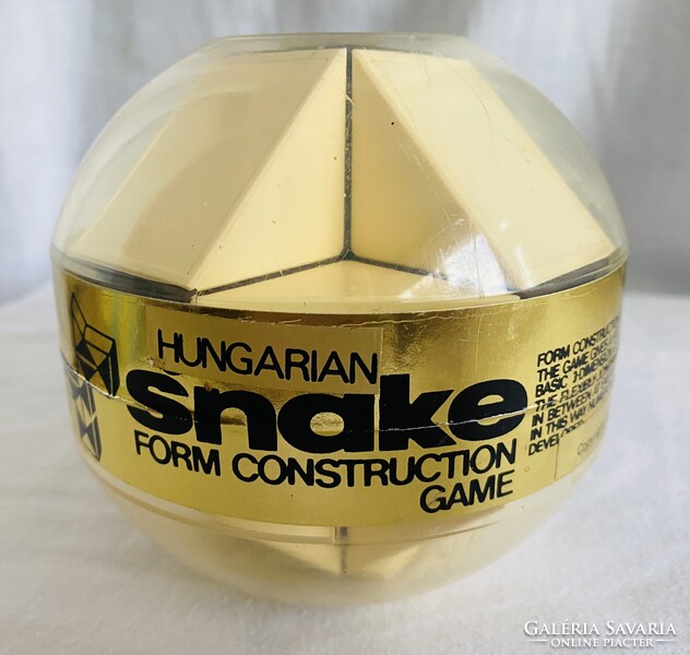 Bontatlan Magyar Retro Kígyó logikai játék – Politoy, eredeti dobozban!