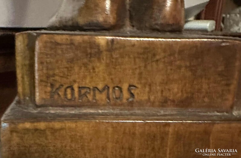 Női akt barokk posztamens