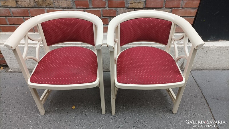 Bécsi szecesszó, kávézó fotelek, karosszékek, Josef Hoffmann style