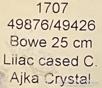 Ajka Crystal kézműves kristálytál