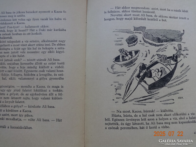 Majtényi György: ALI BASA MEG A KACSA - antik mesekönyv Iser József rajzaival (1934)