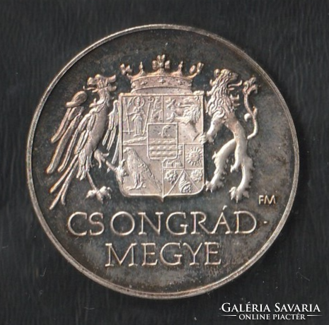 Csongrád megye Szeged plakett tároló dobozban