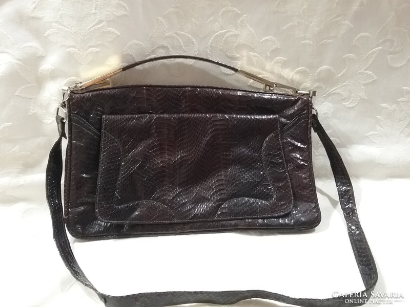 Nagyon különleges ,régi HATO HASI  kígyóbőr retikül